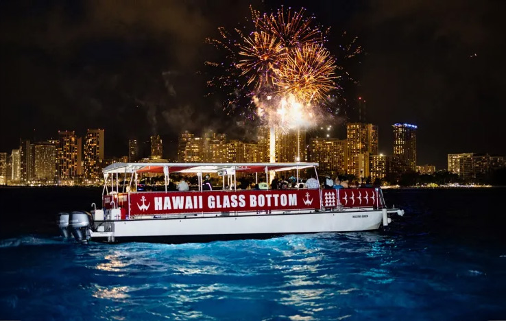 Glass Bottom Night Glow Boat