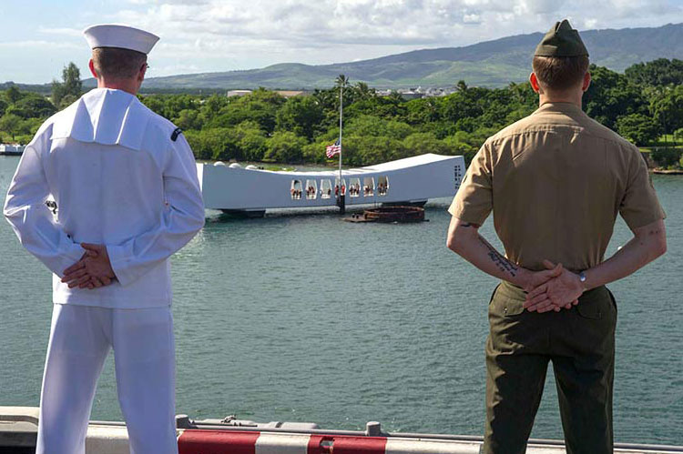 Stand on the USS Arizona Memorial