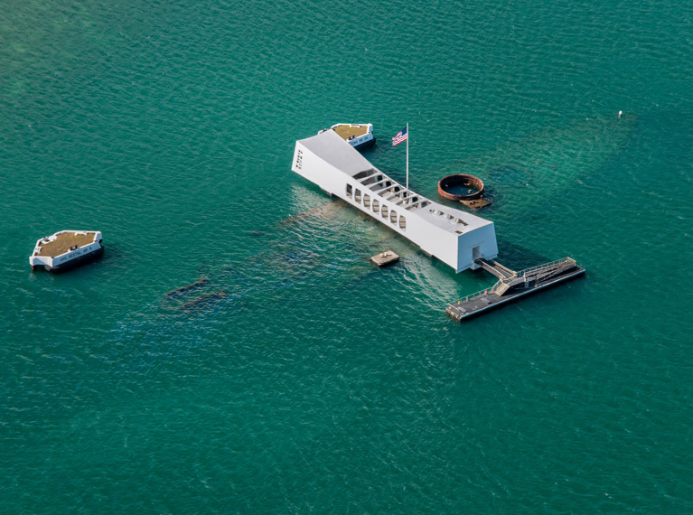 Views of Arizona Memorial